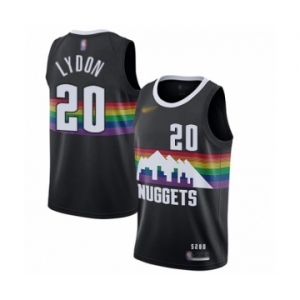 Women's Denver Nuggets #20 Tyler Lydon Swingman Black Basketball Jersey - 2019-20 City Edition