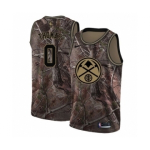 Women's Nike Denver Nuggets #0 Isaiah Thomas Swingman Camo Realtree Collection NBA Jersey