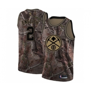 Women's Nike Denver Nuggets #2 Alex English Swingman Camo Realtree Collection NBA Jersey