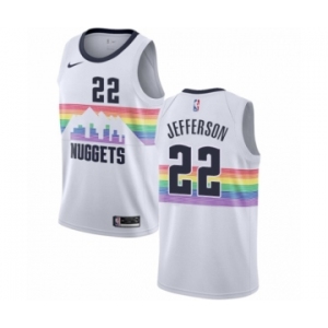 Women's Nike Denver Nuggets #22 Richard Jefferson Swingman White NBA Jersey - City Edition