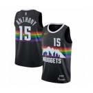 Youth Denver Nuggets #15 Carmelo Anthony Swingman Black Basketball Jersey - 2019-20 City Edition