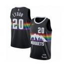 Youth Denver Nuggets #20 Tyler Lydon Swingman Black Basketball Jersey - 2019-20 City Edition