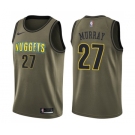 Youth Nike Denver Nuggets #27 Jamal Murray Swingman Green Salute to Service NBA Jersey