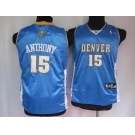 youth nba denver nuggets #15 anthony baby blue