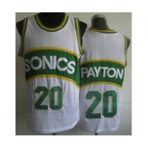 nba jerseys seattle supersonics #20 payton white[soul swingman]