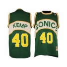 nba jerseys seattle supersonics #40 kemp green[soul swingman]