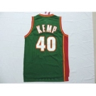 nba jerseys seattle supersonics #40 kemp green[throwback swingman][2015 new]