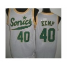 nba jerseys seattle supersonics #40 kemp white