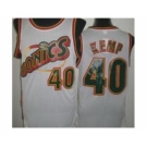 nba jerseys seattle supersonics #40 kemp white[revolution 30 throwback]