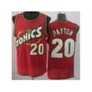 nba seattle supersonics #20 payton red[revolution 30 throwback]