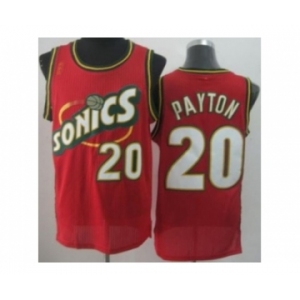 nba seattle supersonics #20 payton red[revolution 30 throwback]