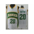 nba seattle supersonics #20 payton white