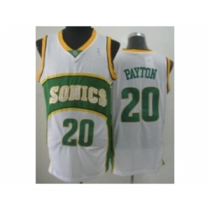 nba seattle supersonics #20 payton white