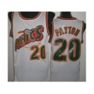 nba seattle supersonics #20 payton white[revolution 30 throwback]