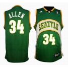 nba seattle supersonics #34 allen green