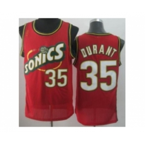 nba seattle supersonics #35 durant red