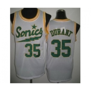 nba seattle supersonics #35 durant white