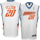 nba charlotte bobcats #20 felion white