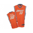 nba charlotte bobcats #50 emeka okafor orange swingman