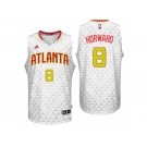 Atlanta Hawks #8 Dwight Howard 2016 Home White New Swingman Jersey