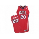 Men Adidas Atlanta Hawks #20 John Collins Authentic Red Alternate NBA Jersey