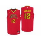 Men Atlanta Hawks #12 Dwight Howard Alternative Red New Swingman Jersey