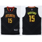 Men Atlanta Hawks #15 Al Horford Black Swingman Stitched NBA Jersey