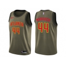 Men Nike Atlanta Hawks #44 Pete Maravich Green Salute to Service NBA Swingman Jersey