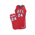 Men's Adidas Atlanta Hawks #24 Kent Bazemore Authentic Red Alternate NBA Jersey