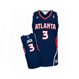 Men's Adidas Atlanta Hawks #3 Jarrett Jack Swingman Navy Blue Road NBA Jersey