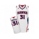 Men's Adidas Atlanta Hawks #31 Mike Muscala Swingman White Home NBA Jersey