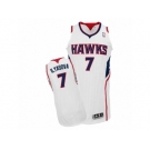 Men's Adidas Atlanta Hawks #7 Ersan Ilyasova Authentic White Home NBA Jersey