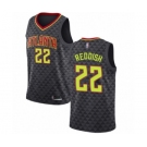 Men's Atlanta Hawks #22 Cam Reddish Swingman Black Basketball Jersey - Icon Edition