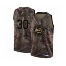 Men's Atlanta Hawks #30 Damian Jones Swingman Camo Realtree Collection Basketball Jersey