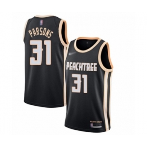 Men's Atlanta Hawks #31 Chandler Parsons Swingman Black Basketball Jersey - 2019-20 City Edition