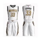 Men's Atlanta Hawks #33 Allen Crabbe Swingman White Basketball Suit Jersey - City Edition