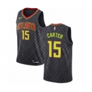 Men's Nike Atlanta Hawks #15 Vince Carter Authentic Black NBA Jersey - Icon Edition