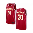 Men's Nike Atlanta Hawks #31 Mike Muscala Authentic Red NBA Jersey Statement Edition