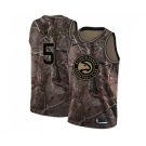 Men's Nike Atlanta Hawks #5 Josh Smith Swingman Camo Realtree Collection NBA Jersey