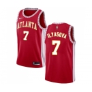 Men's Nike Atlanta Hawks #7 Ersan Ilyasova Authentic Red NBA Jersey Statement Edition