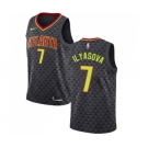 Men's Nike Atlanta Hawks #7 Ersan Ilyasova Swingman Black Road NBA Jersey - Icon Edition