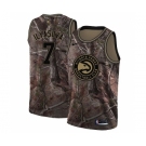 Men's Nike Atlanta Hawks #7 Ersan Ilyasova Swingman Camo Realtree Collection NBA Jersey