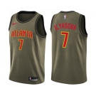 Men's Nike Atlanta Hawks #7 Ersan Ilyasova Swingman Green Salute to Service NBA Jersey