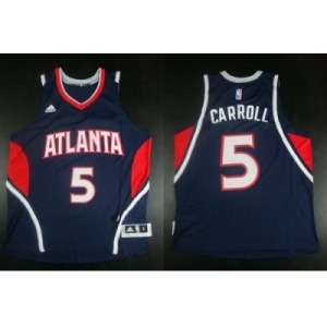 NBA Revolution 30 Atlanta Hawks #5 DeMarre Carroll Blue Stitched Jerseys