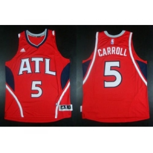 NBA Revolution 30 Atlanta Hawks #5 DeMarre Carroll red Stitched Jerseys