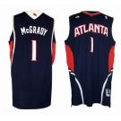 nba atlanta hawks #1 mcgrady blue