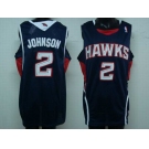 nba atlanta hawks #2 joe johnson blue