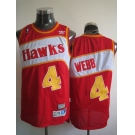 nba atlanta hawks #4 webb red