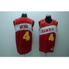 nba atlanta hawks #4 webb red(fans edition)