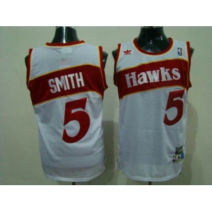 nba atlanta hawks #5 smith white